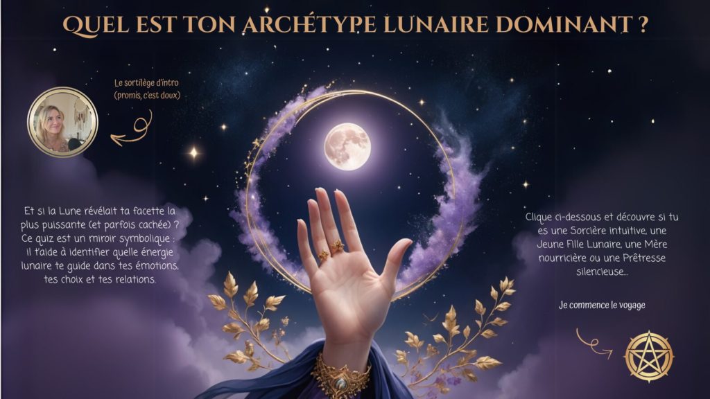 Quiz quel archétype dominant page accueil - Elles & la Lune