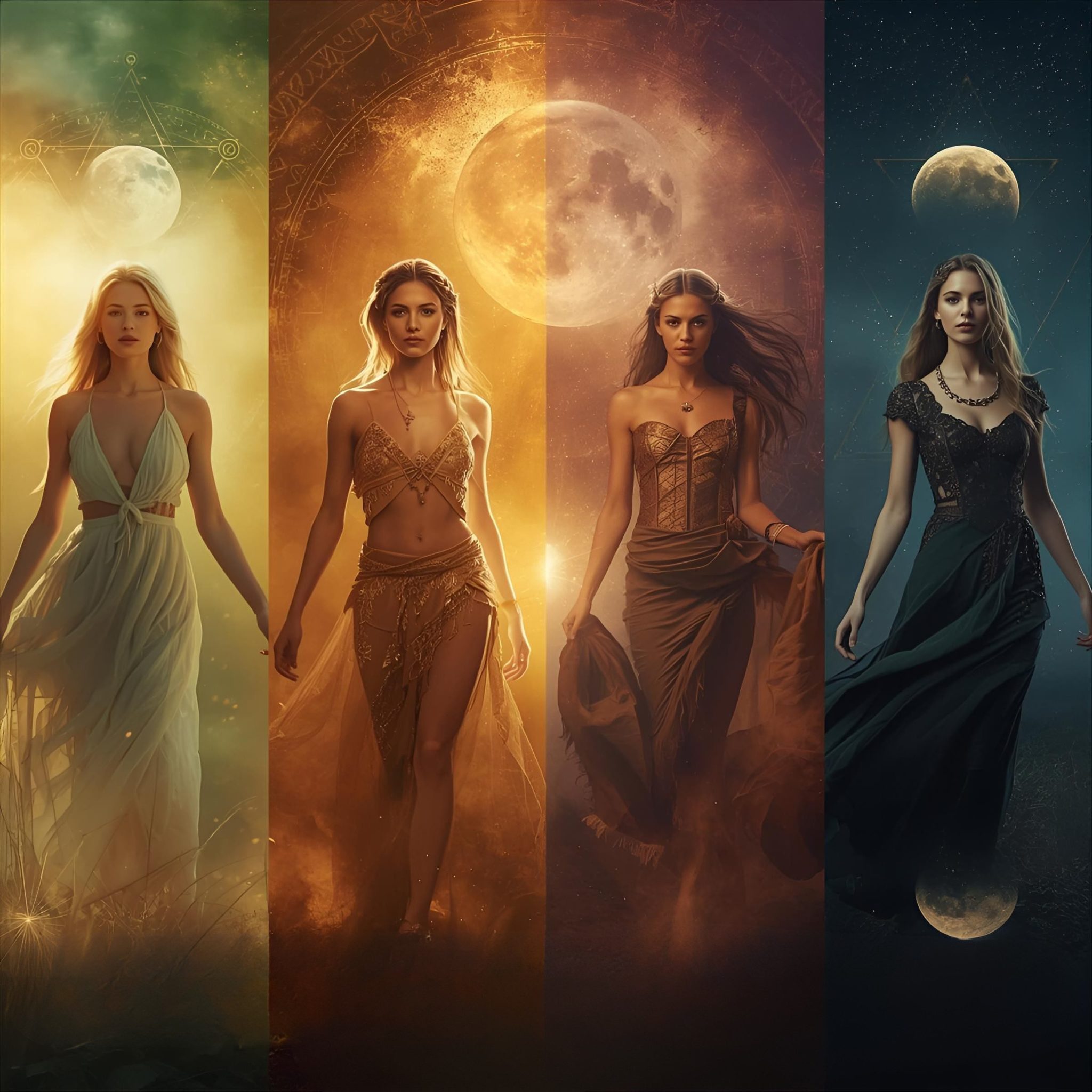 les 4 archétypes féminins et les 4 saisons