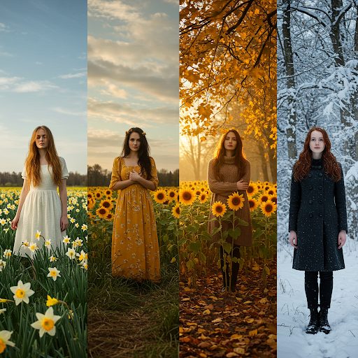archétypes et saisons - Elles & la Lune - Elles & la Lune les 4 saisons des archétypes féminins