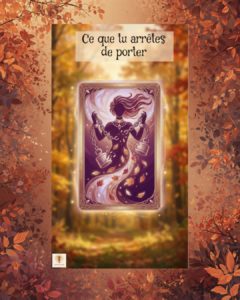 Carte Oracle de l'Enchanteresse par Anouk