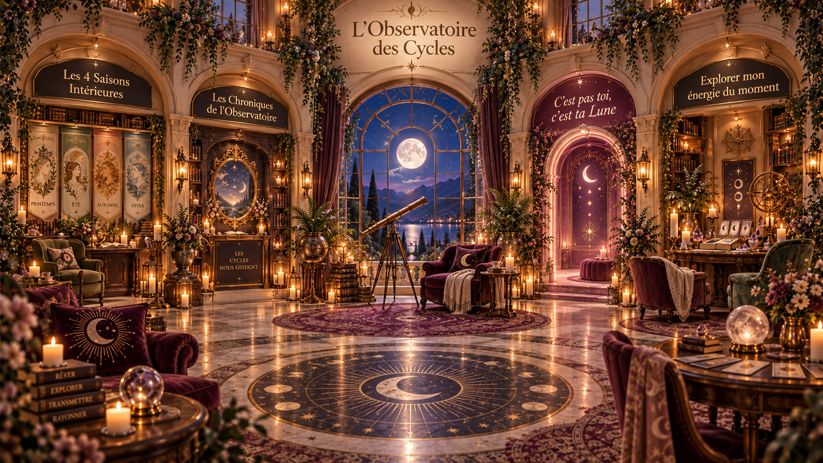 L’Observatoire des Cycles du Manoir Elles & la Lune