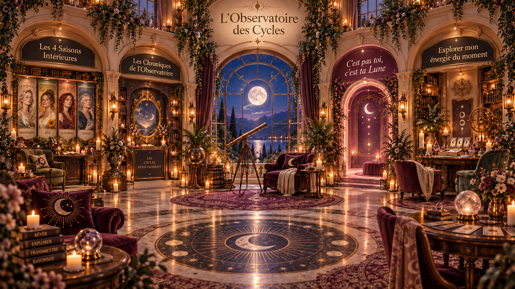 L’Observatoire des Cycles du Manoir Elles & la Lune